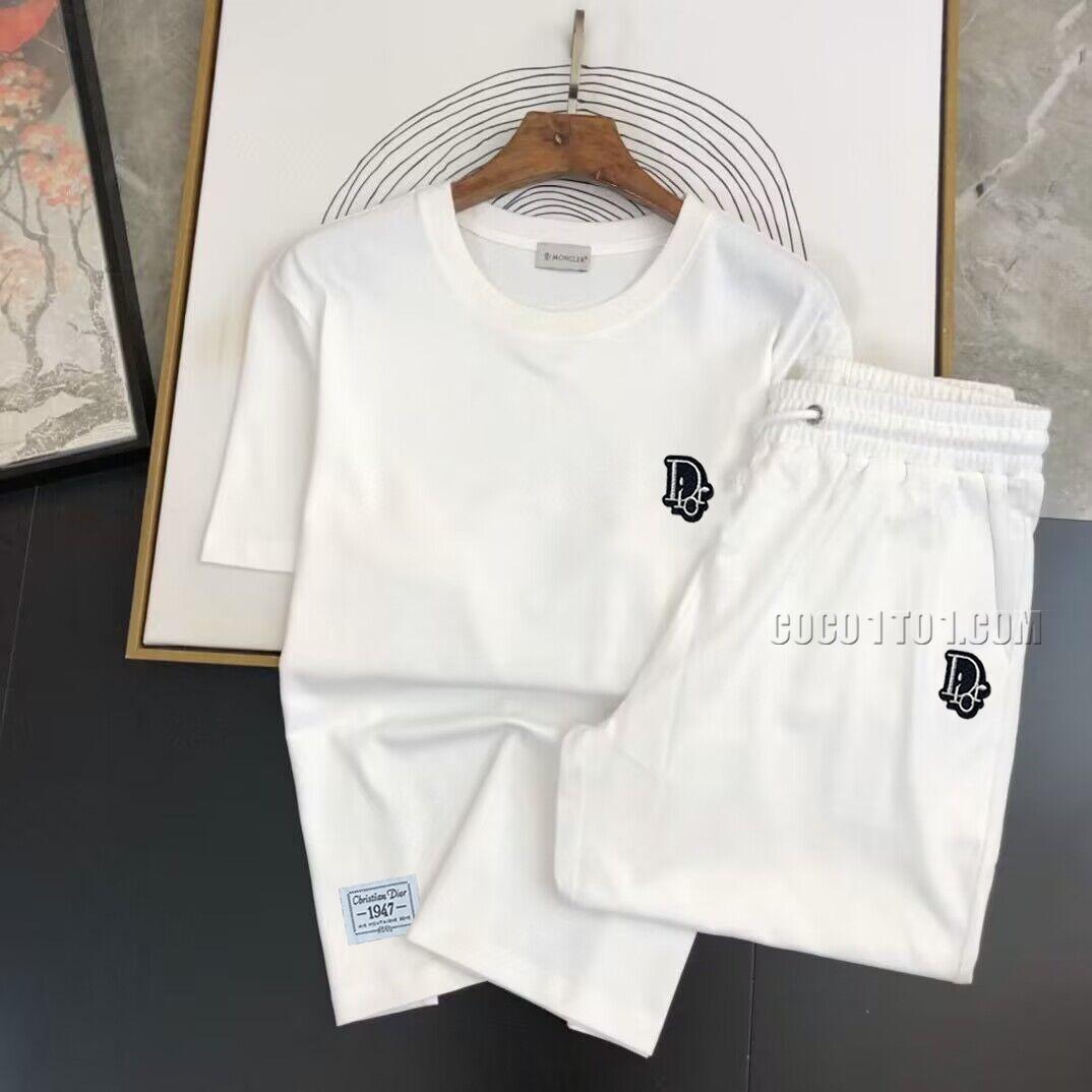 Dior new Men's short-sleeved shorts Suit N42503