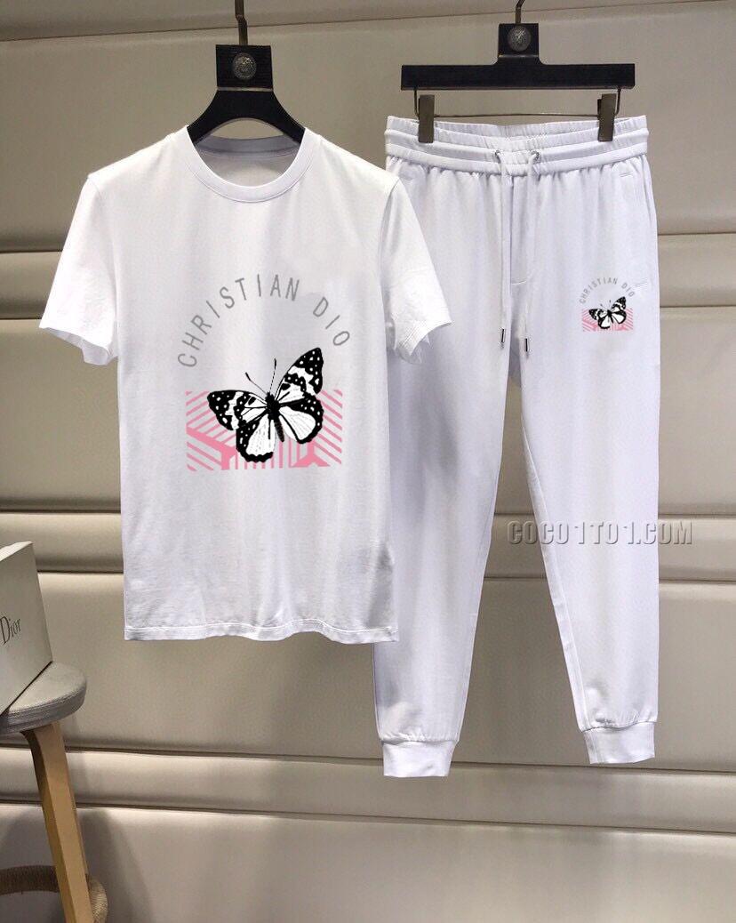Dior (Fat Gospel) official website same style world-famous luxury brand summer Men's (double satin) high-quality Suit N42503