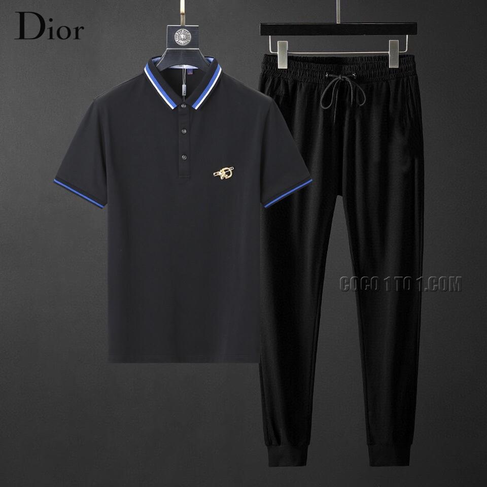 Dior official website same style world-famous luxury brand summer Men's silk high-quality lapel Suit N42503