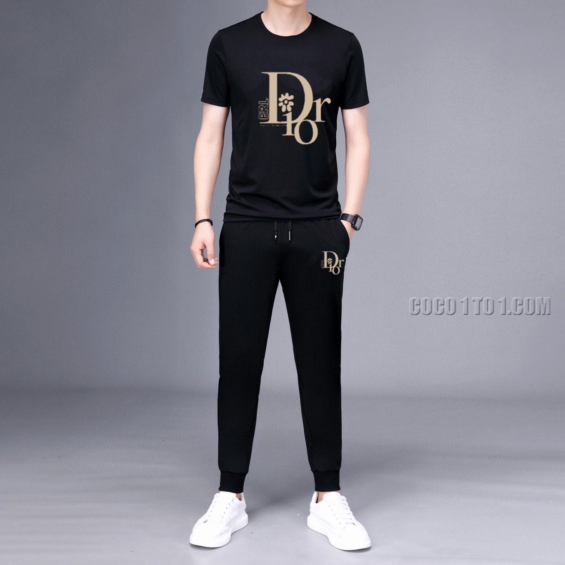 Dior (Fat Gospel) official website same style world-famous luxury brand summer Men's (double satin) high-quality Suit N42503