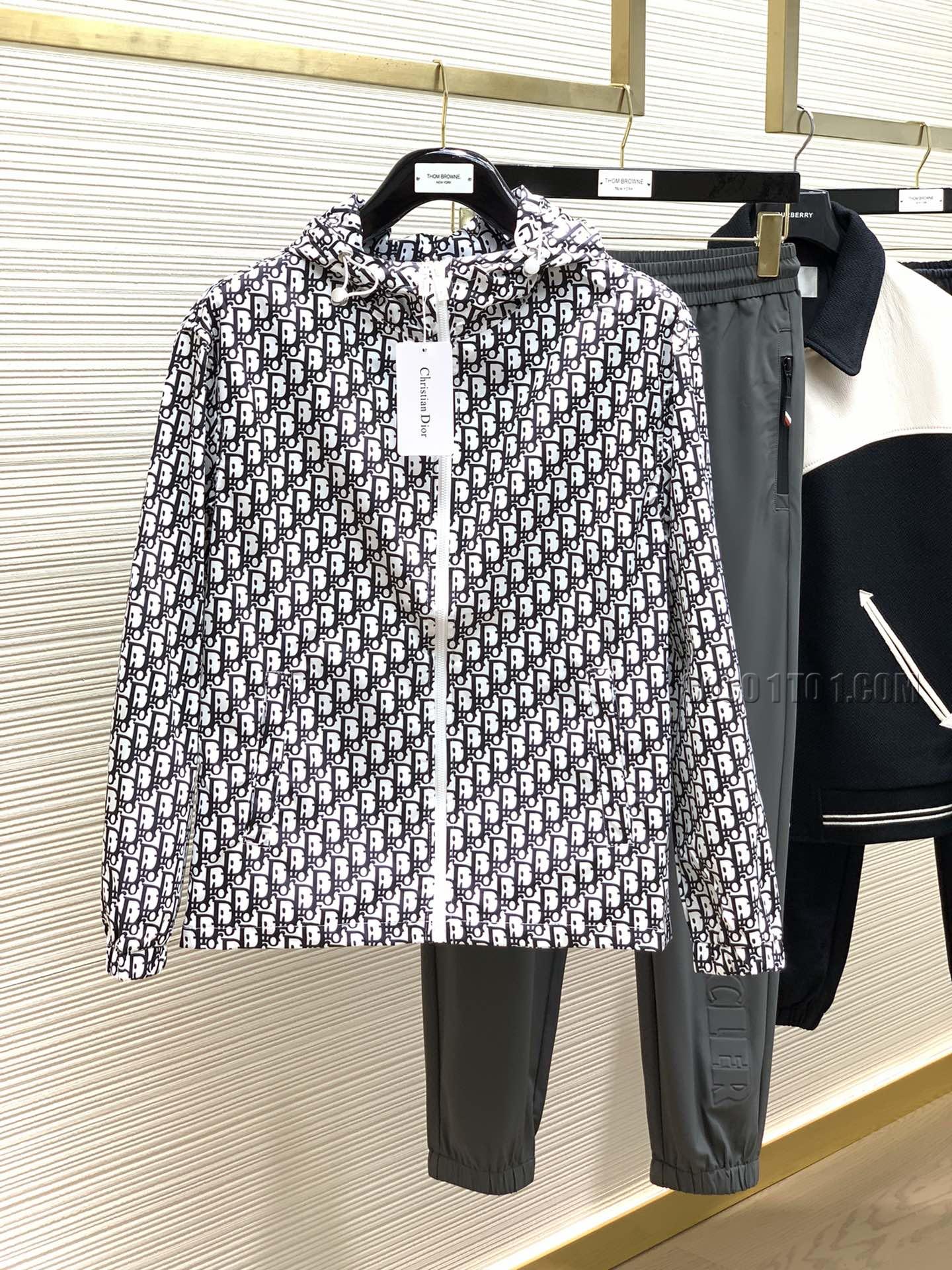 Dior Homme proud spring new productsimple fashion hooded jacket Suit N42503