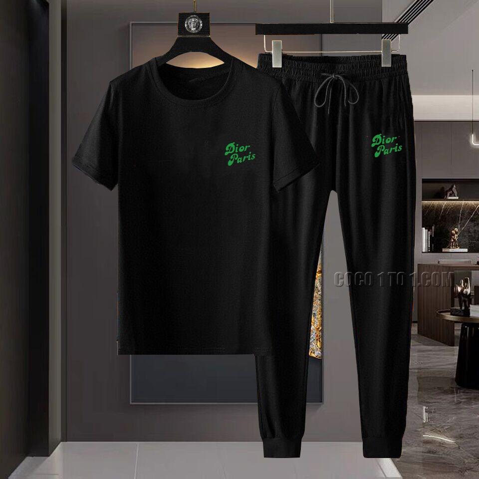 Dior (Fat Gospel) official website same style world-famous luxury brand summer Men's (double satin) high-quality Suit N42503