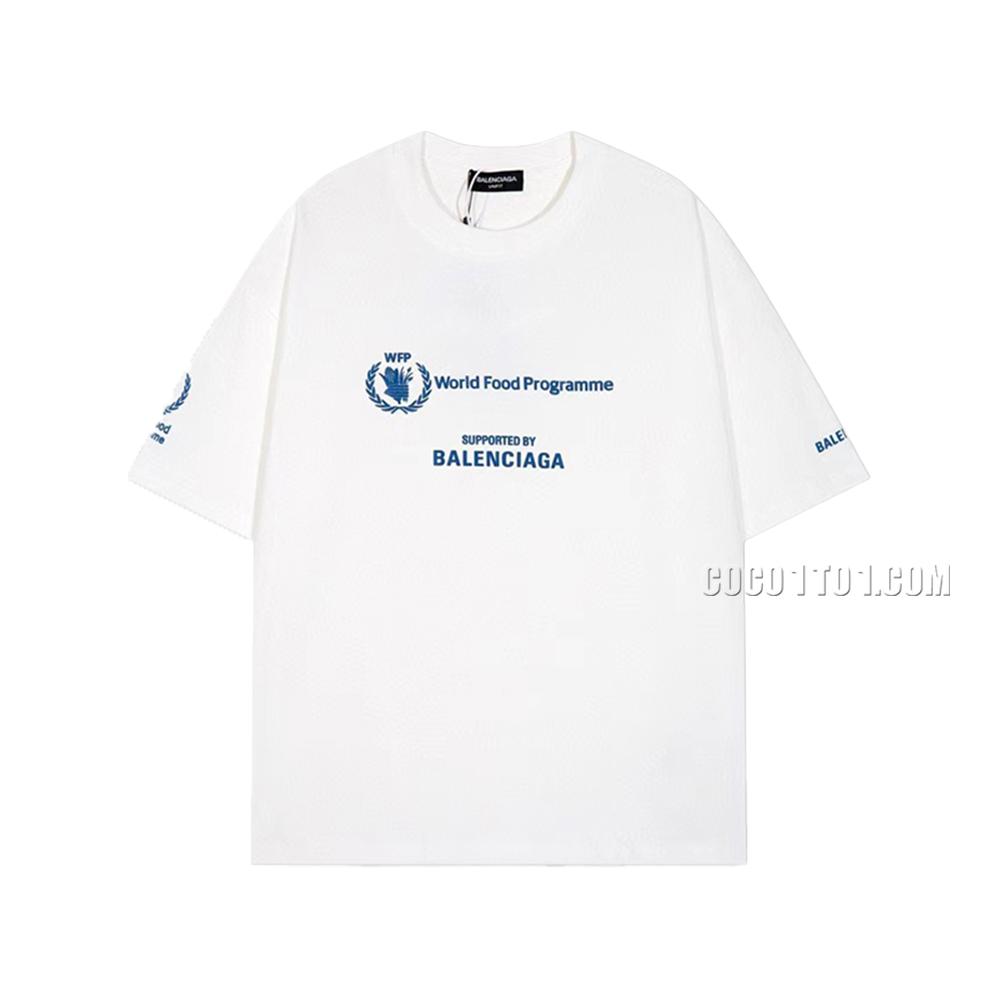 BALENCIAGA Parisian House  World Food Day Wheat Limited Edition Print Short Sleeve T-ShirtL