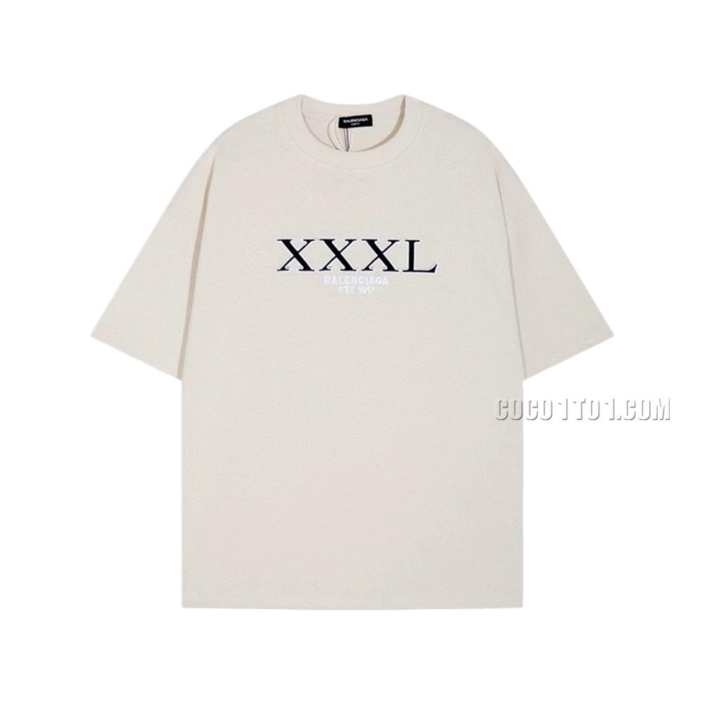 BALENCIAGA Parisian House Printed Short Sleeve T-ShirtL
