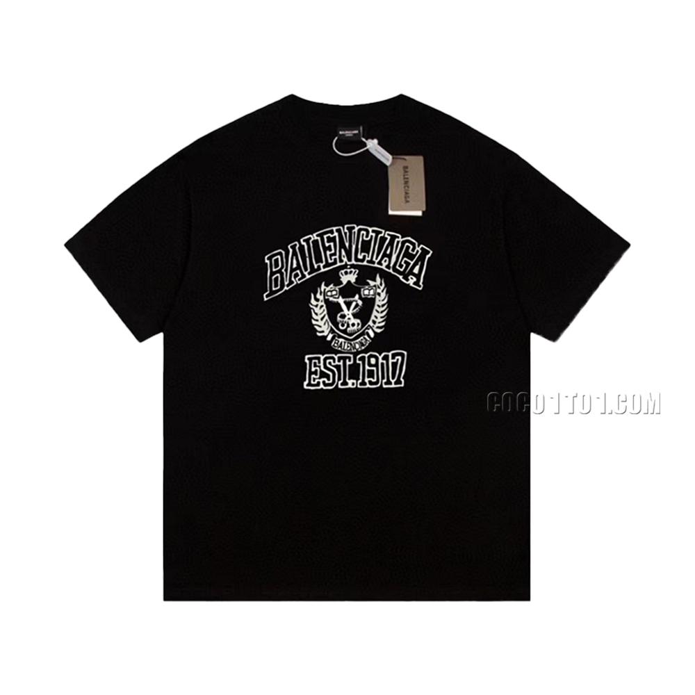 BALENCIAGA Limited Edition Casual Short Sleeve T-ShirtL