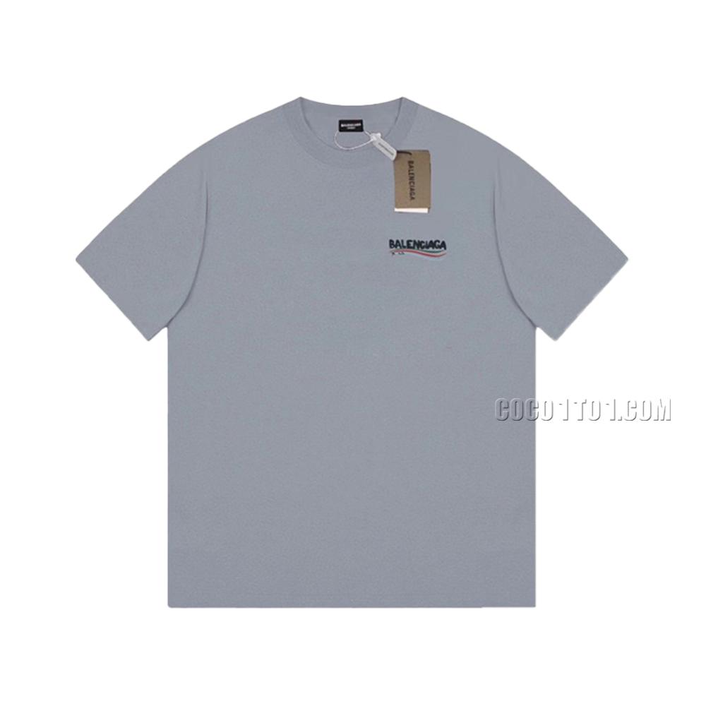 Balenciaga Limited Edition Foam Tower Casual Short Sleeve T-Shirt