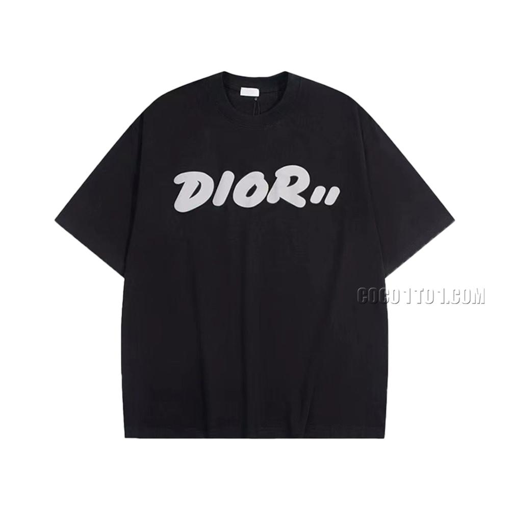 Dior CD Classic Short-Sleeve T-shirt, Combining Grace and Elegance in One