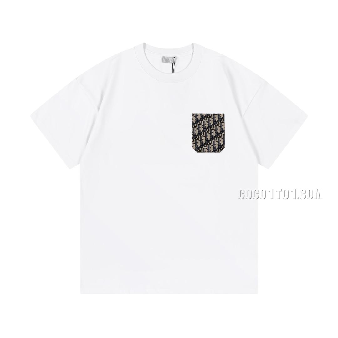Dior 2024 New Patched Pocket Letter Logo Short-Sleeve T-shirt