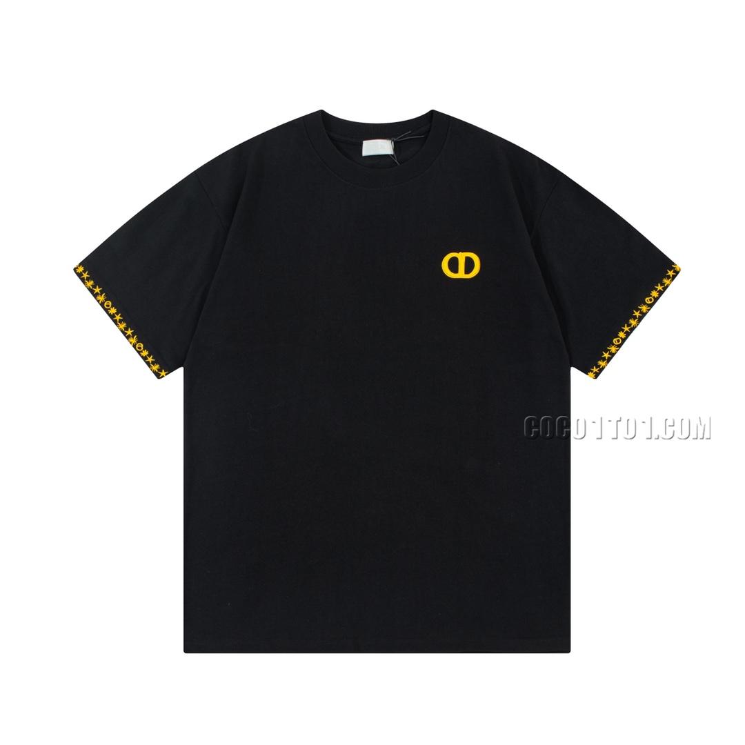 Dior 2024 New CD Letter Logo Short-Sleeve T-shirt
