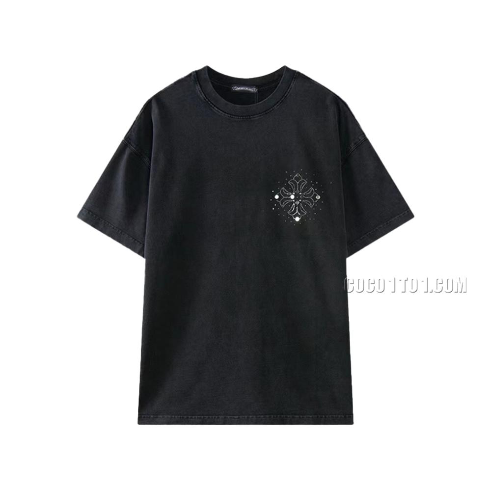 Chrome Hearts 24SS Latest Classic Horseshoe Rivet Couple T-shirts