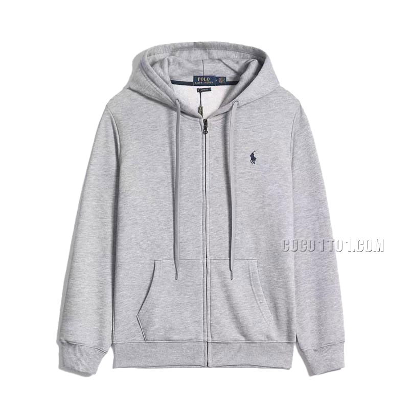 Ralph Lauren Zippered Sweatshirt Grey