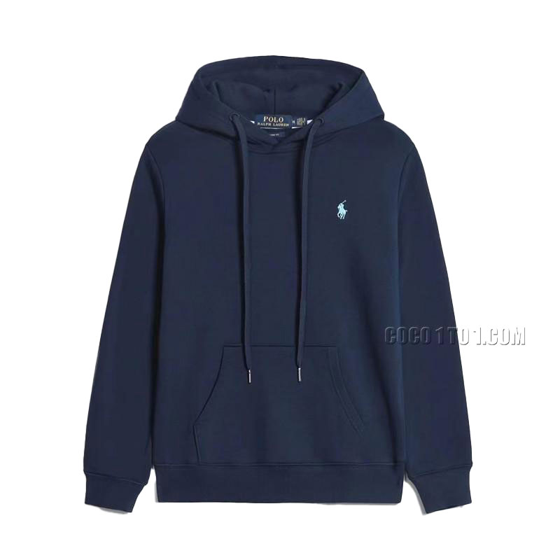 Ralph Lauren Hooded Sweatshirt Navy White