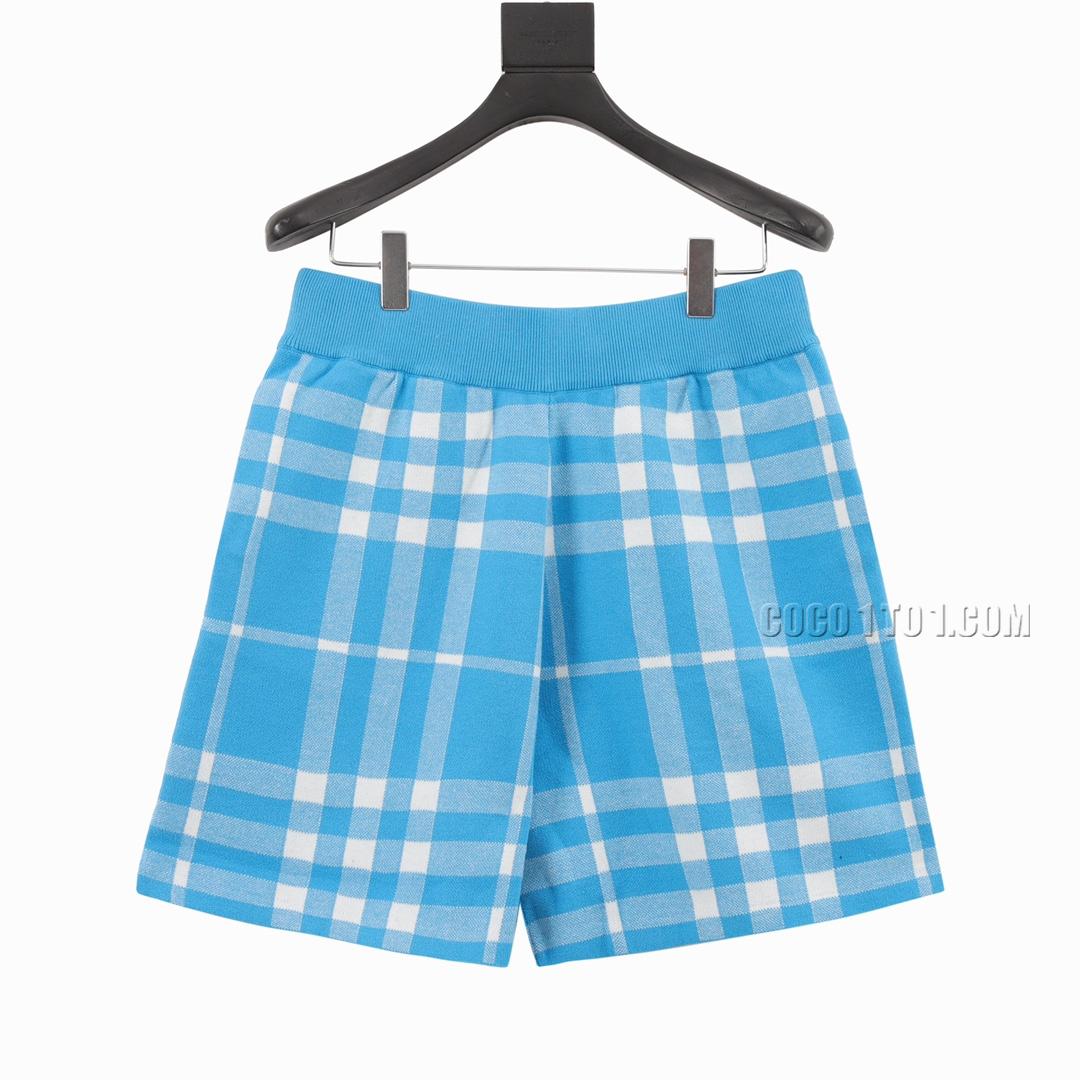 Burberry BBR SS Checkered Wool Shorts