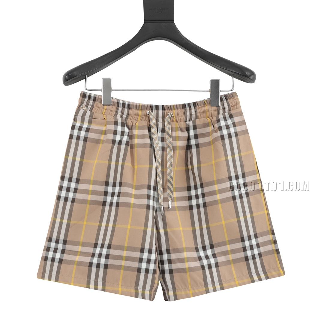 Burberry New Checkered Beach Shorts