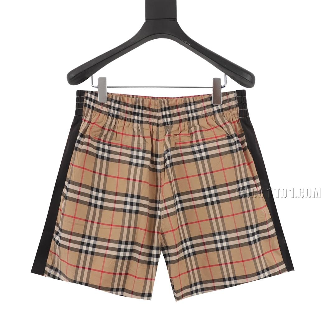 Burberry Vintage Checkered Patchwork Shorts