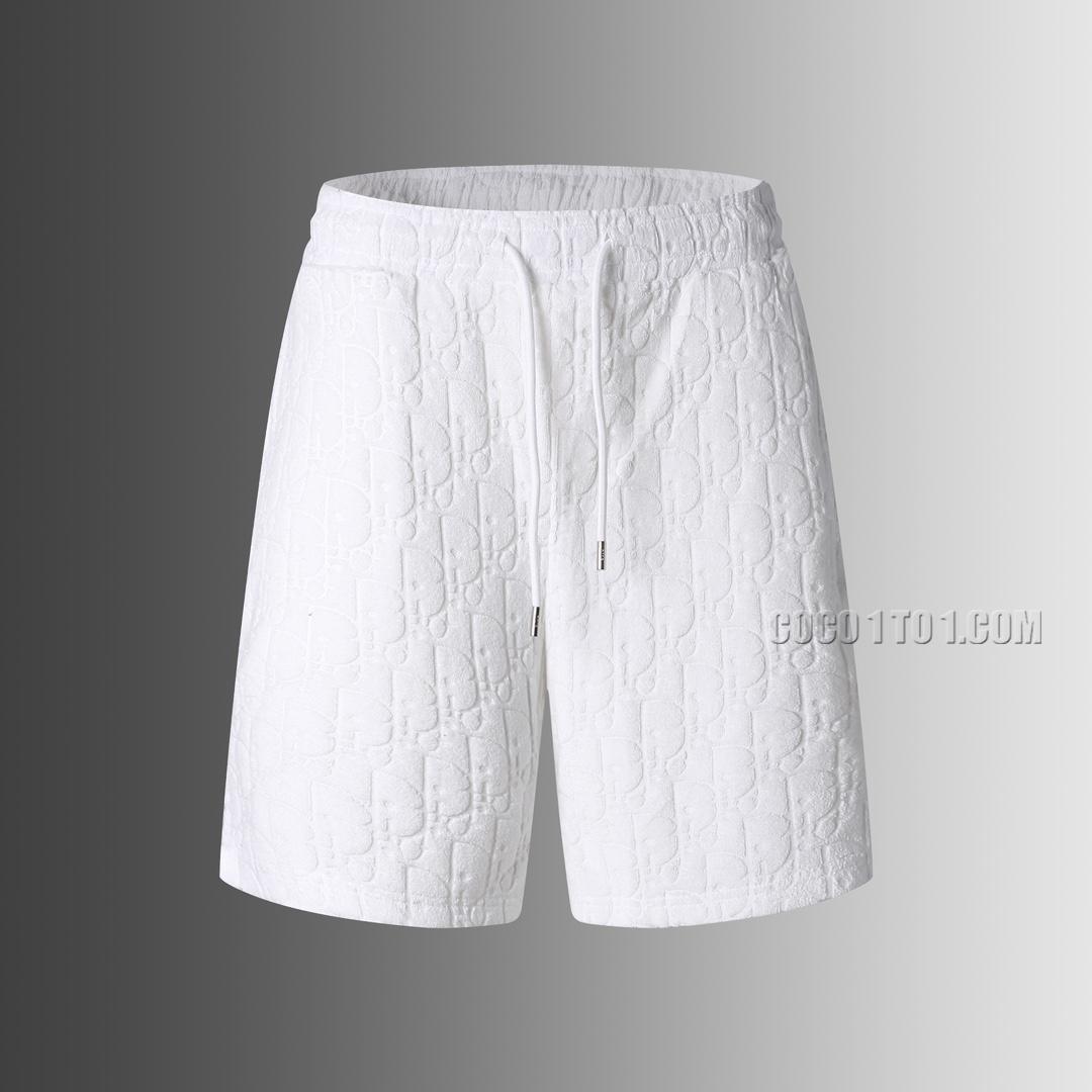 Dior 2024 Fall Spring/Summer Collection Full Logo Jacquard Towel Shorts