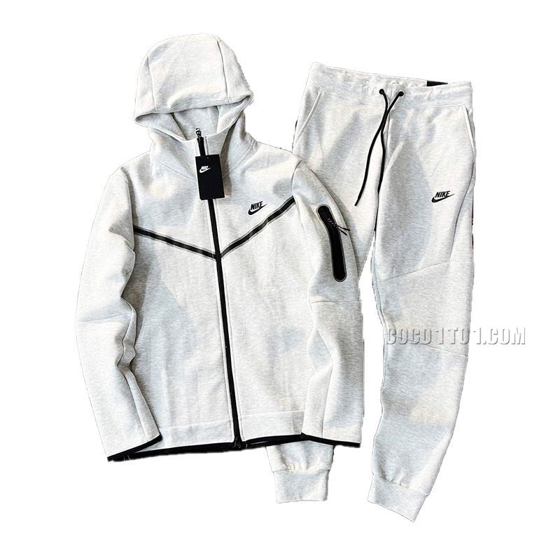 Nike Tech Fleece Windrunner Jacket Suit White