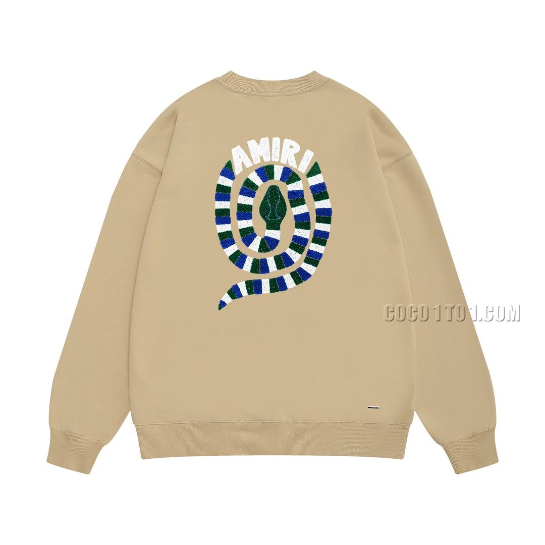 Amiri New Stylish Versatile Round Neck Sweatshirt