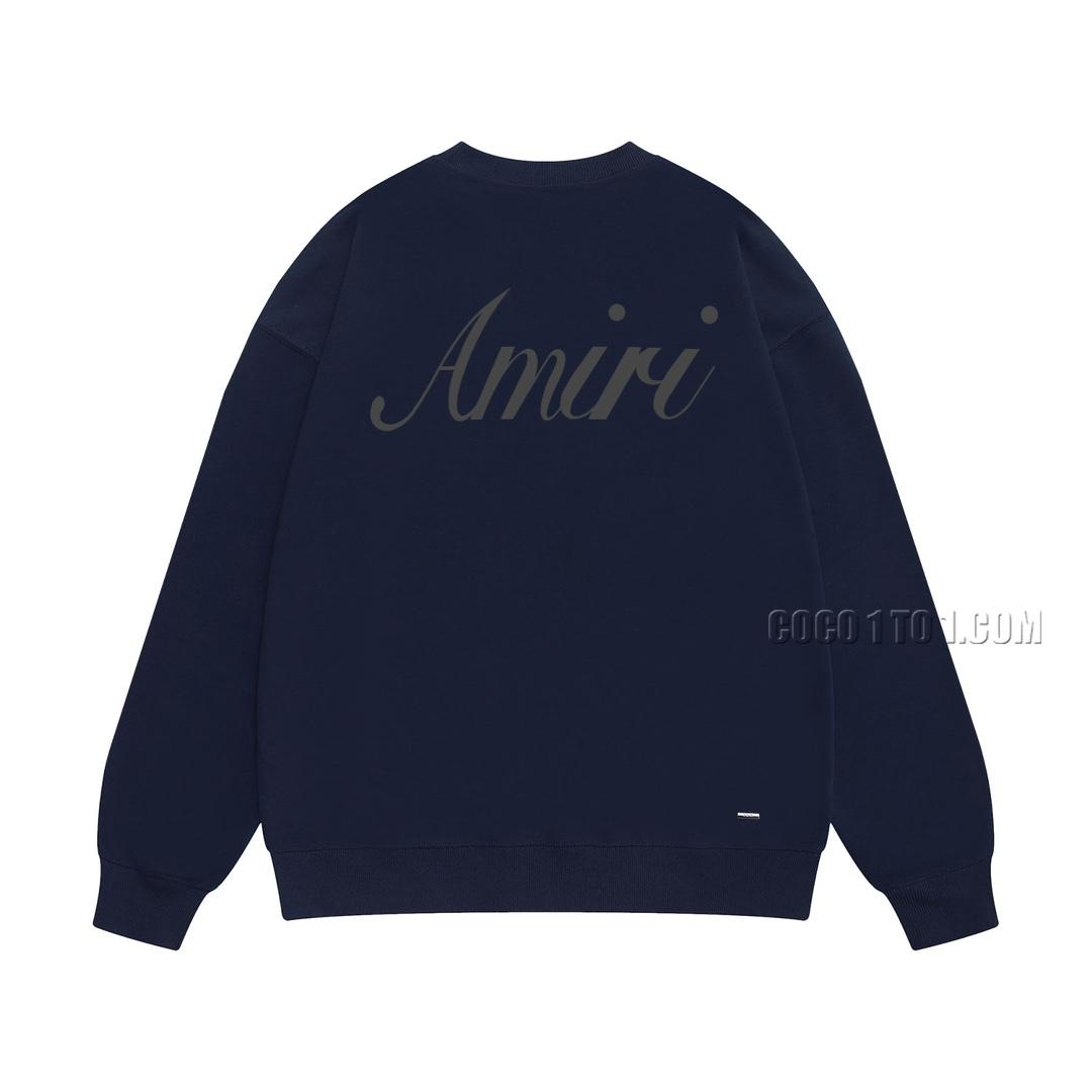 Amiri New Stylish Versatile Round Neck Sweatshirt