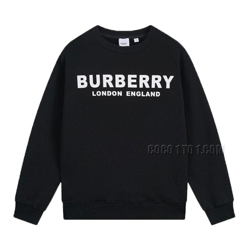 Burberry Micro Logo Printed Round Neck Sweatshirt