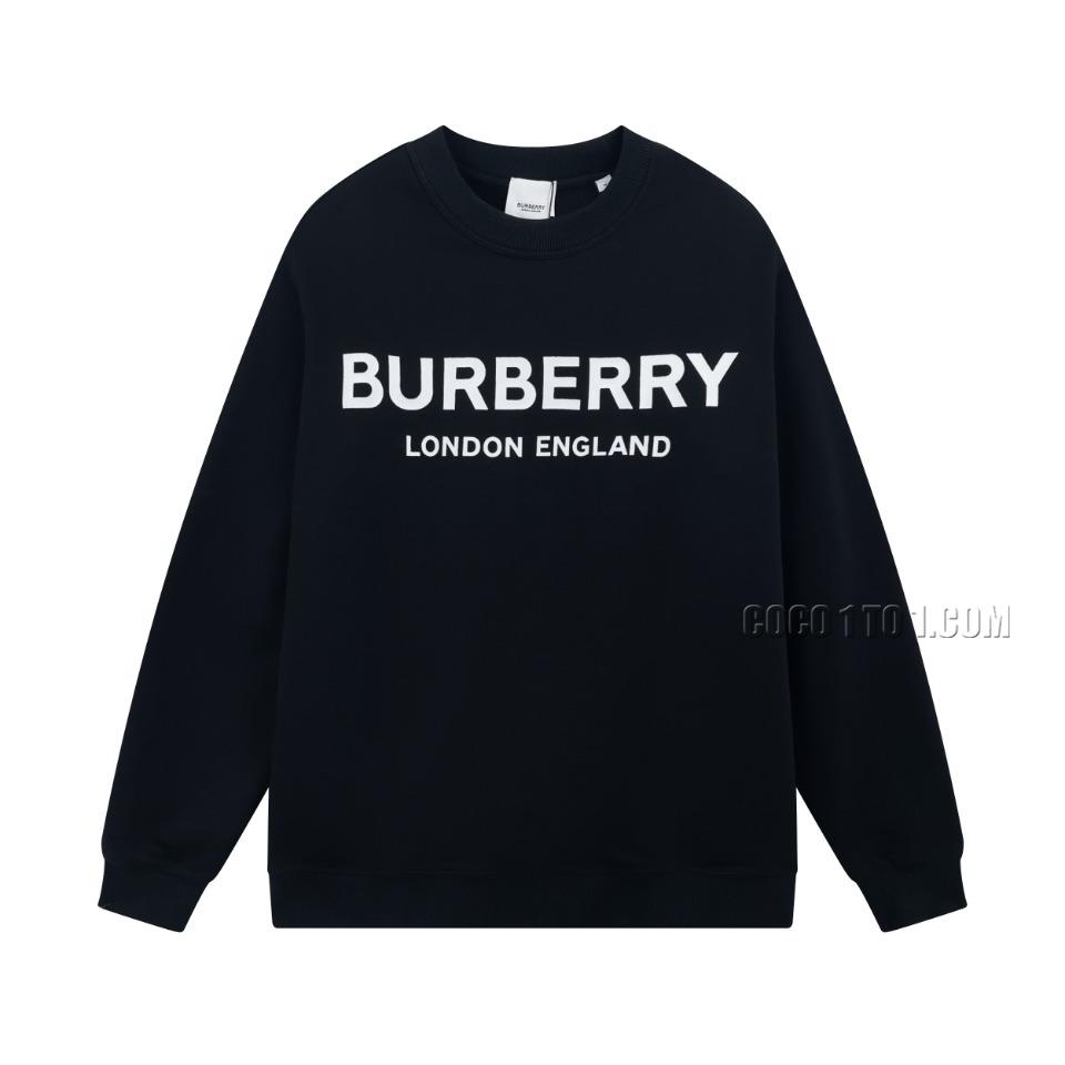 Burberry Micro Logo Printed Round Neck Sweatshirt