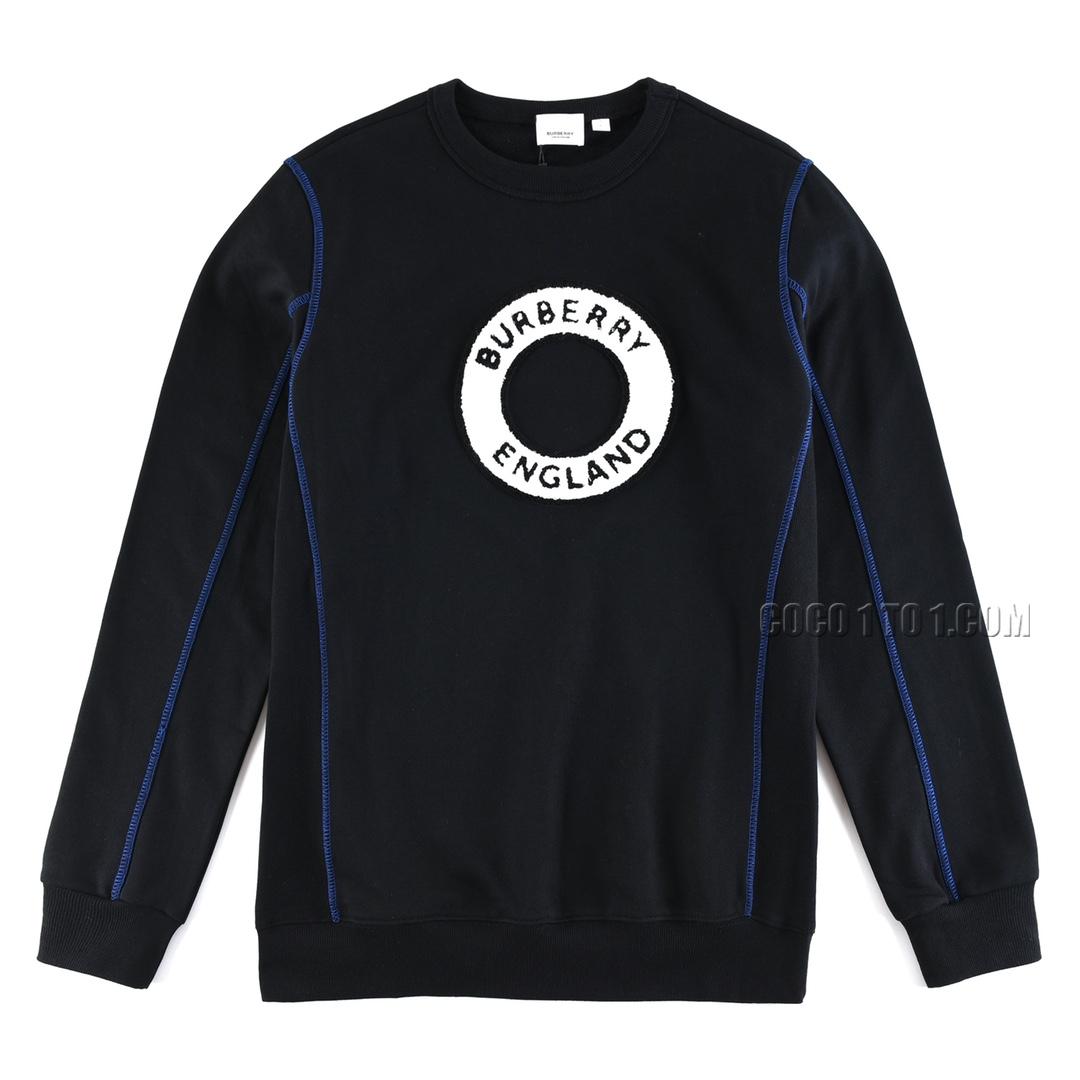 Burberry Circle Towel Embroidered Round Neck Sweatshirt