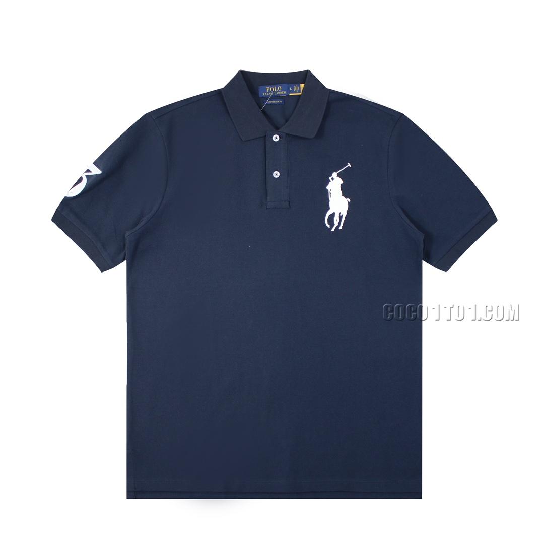 Ralph Lauren Basic Big Pony Embroidered Logo Polo Shirt N051401